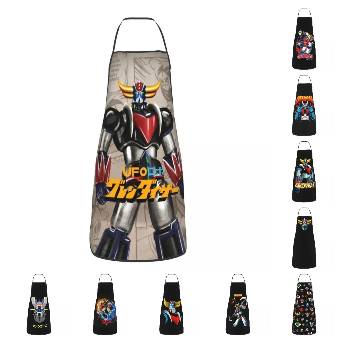 Tablier Goldorak UFO Robot multicolore à sangle réglable – Image 3
