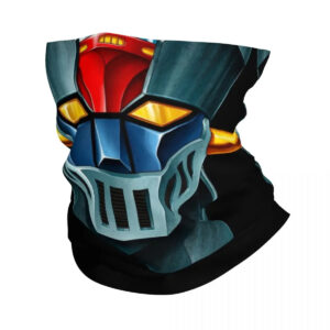 Cache-cou Mazinger Z et Goldorak en polyester, masque et écharpe