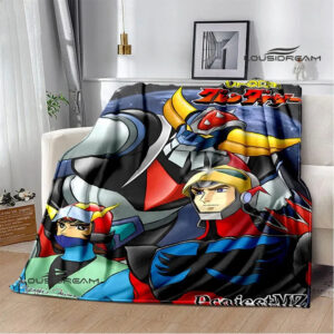 Couverture Goldorak en microfibre 100 % douce, format XXL