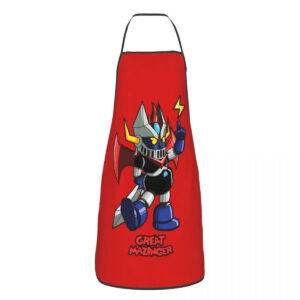Tablier geek Mazinger Z multicolore, esprit années 80