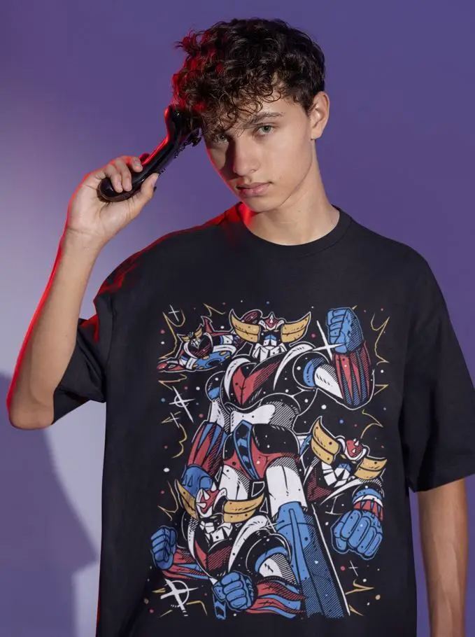 T-shirt Goldorak énergie Photon en 100% coton – Image 4