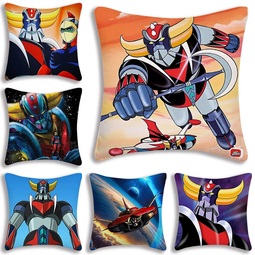 Housse de coussin Goldorak UFO Robot Années 80 en 100% Polyester – Image 2