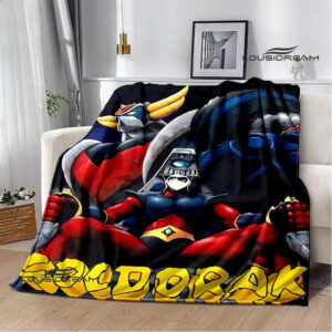 Couverture Goldorak grand format en microfibre 100 % douce