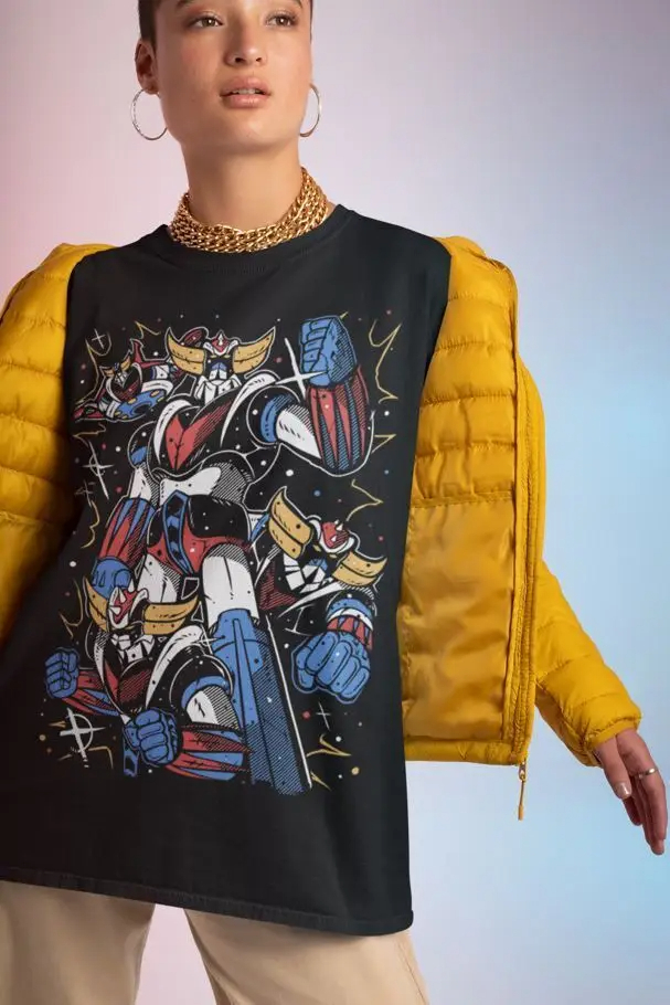 T-shirt Goldorak énergie Photon en 100% coton – Image 2