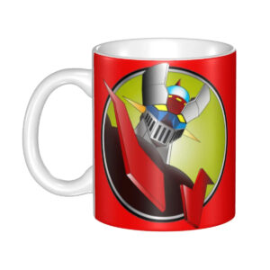 Tasse Goldorak en céramique multicolore, esprit mécha années 80