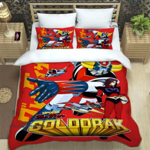 Parure de lit Goldorak geek années 80 en polyester 100%