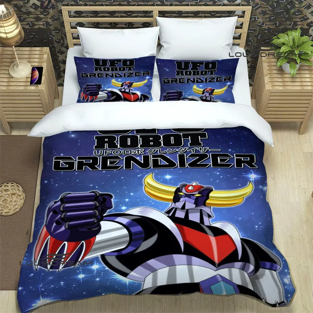 Parure de lit 3 pièces Goldorak Grendizer multicolore