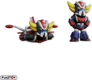 Figurines Goldorak et Spacer debout Plastoy en PVC 7 cm