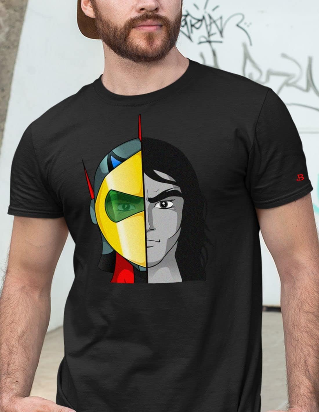 T-shirt homme Actarus Goldorak esprit dessins animés années 80 – Image 3