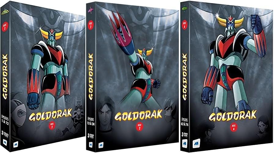 Goldorak Coffret DVD Intégrales Box 1, 2 et 6 en version non censurée