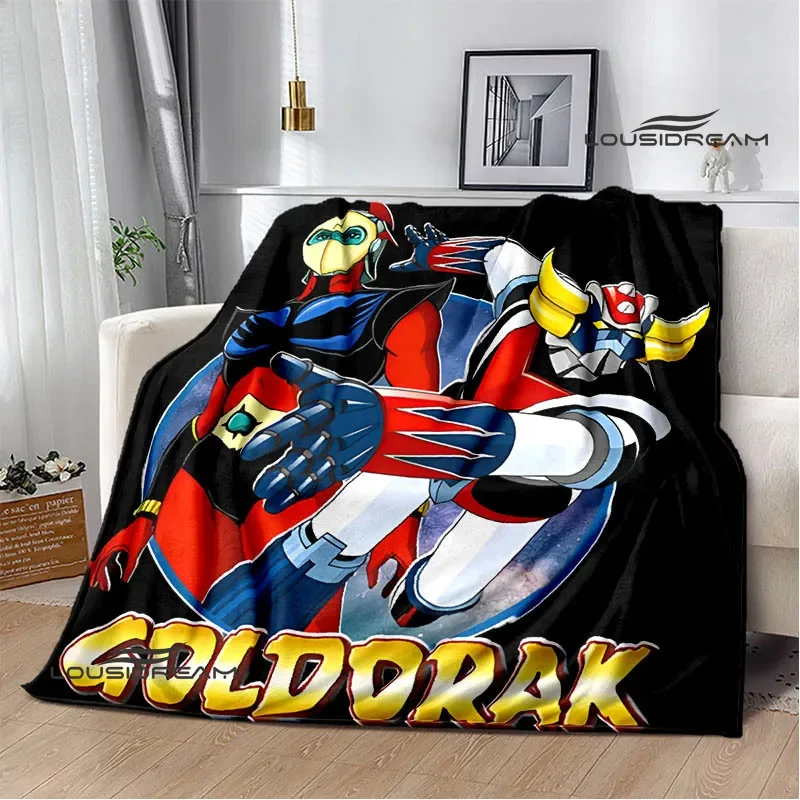 Couverture Goldorak de camping Guerrier de Véga en microfibre