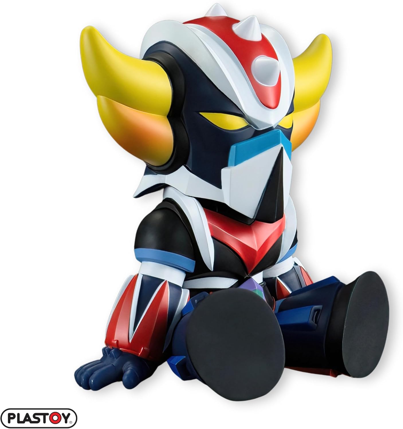 Tirelire Goldorak Chibi assis Plastoy en plastique 15 cm – Image 3