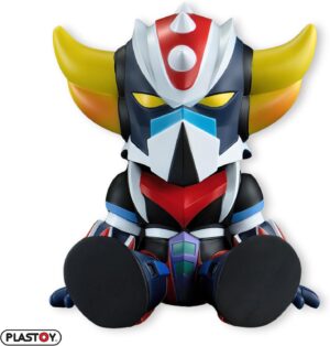 Tirelire Goldorak Chibi assis Plastoy en plastique 15 cm