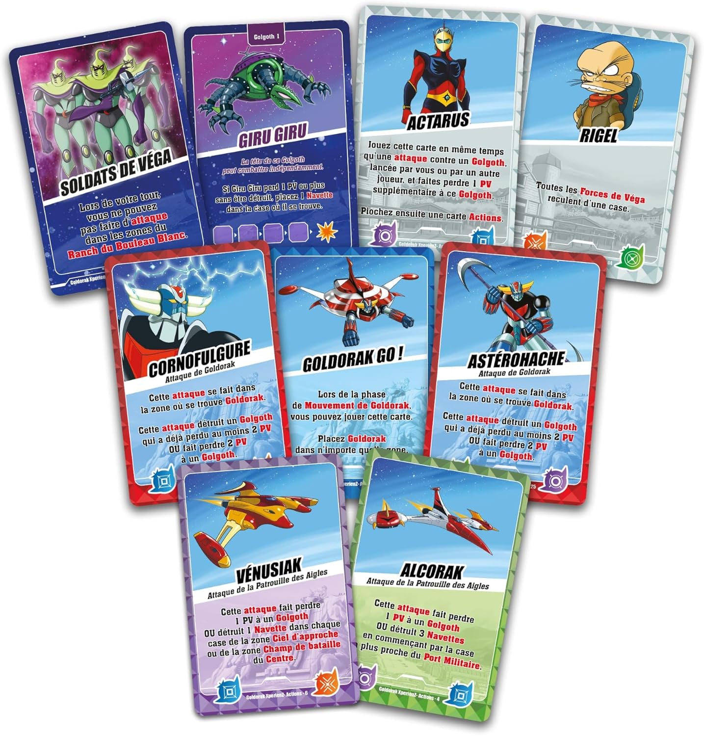 Goldorak XperienZ, jeu de cartes coopératif avec Actarus pour 1 à 4 joueurs – Image 6