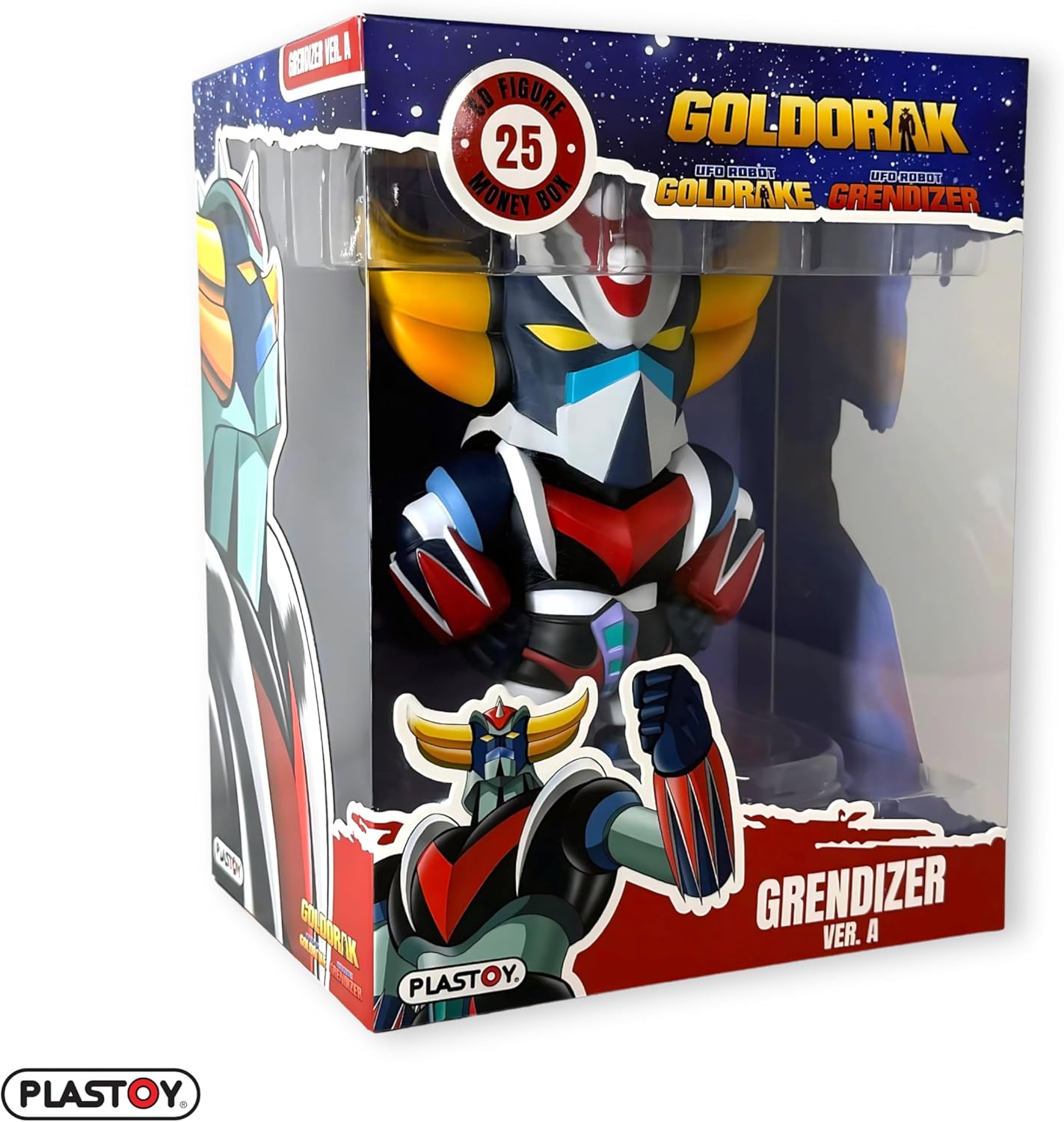 Tirelire Chibi Goldorak Debout Plastoy en plastique 18 cm – Image 4