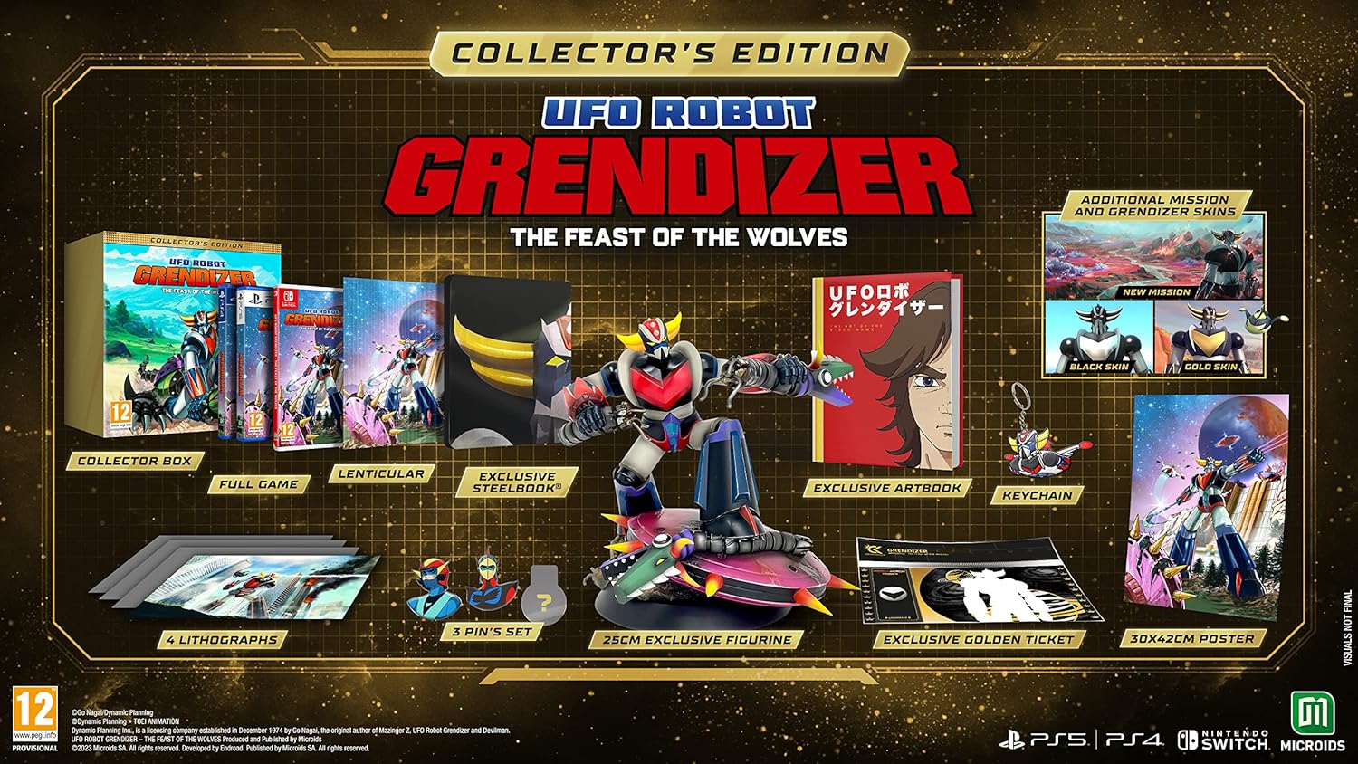 Goldorak Le Festin des loups sur PS4, édition collector avec figurine – Image 2