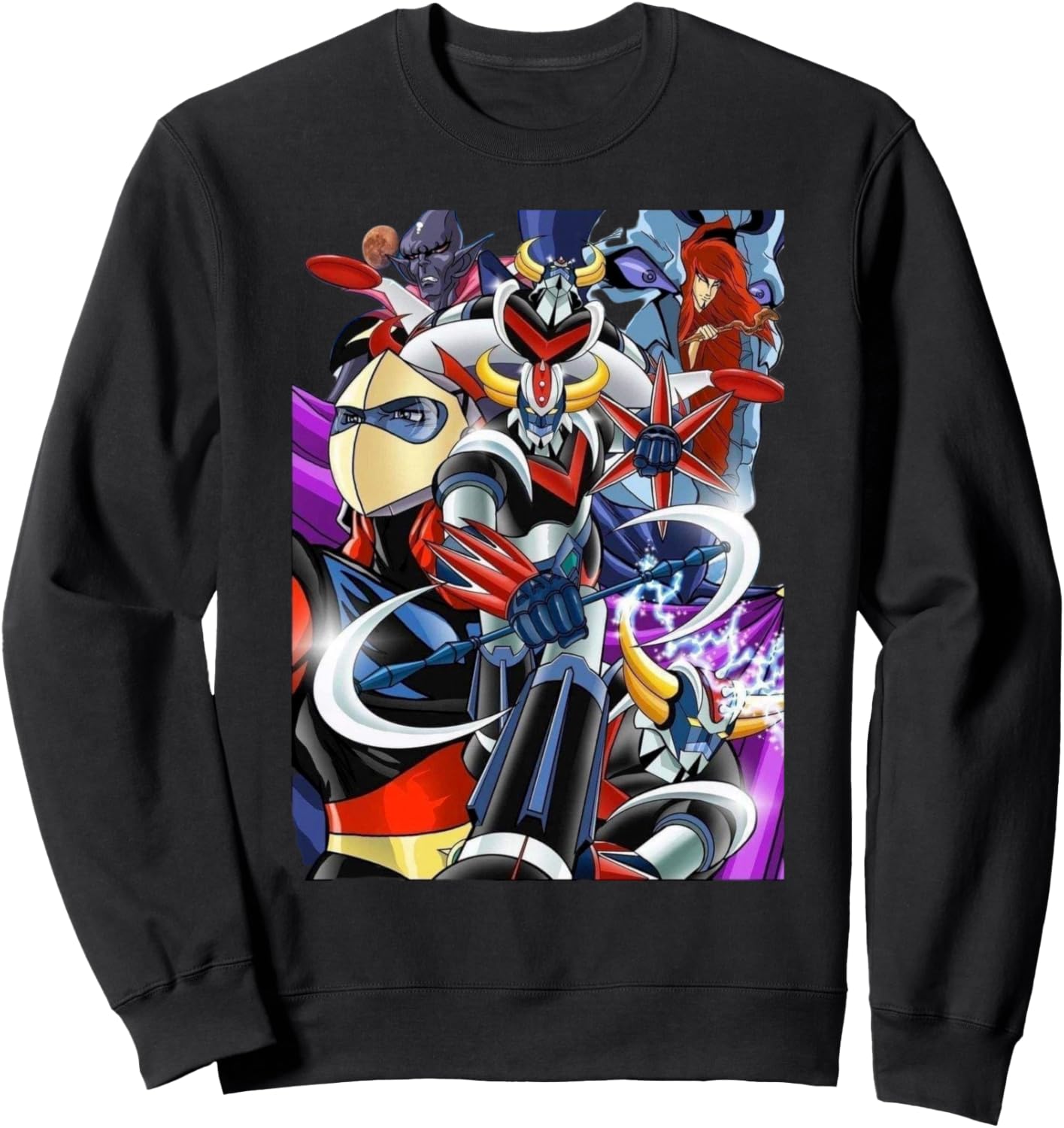 Sweatshirt Goldorak 5, coupe classique et col tissé