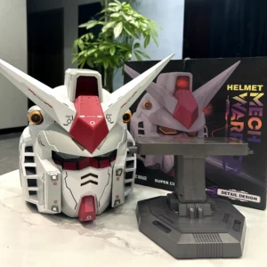 Casque wearable WHITE Gundam RX-78 Bandai avec LED