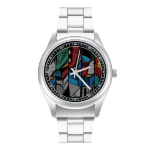 Montre Goldorak chic gris argent à quartz