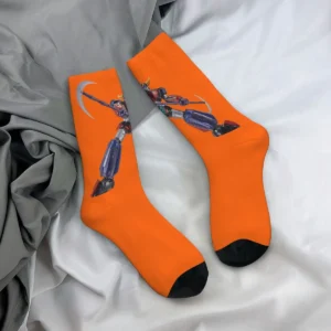 Chaussettes orange Goldorak, univers Goldorak