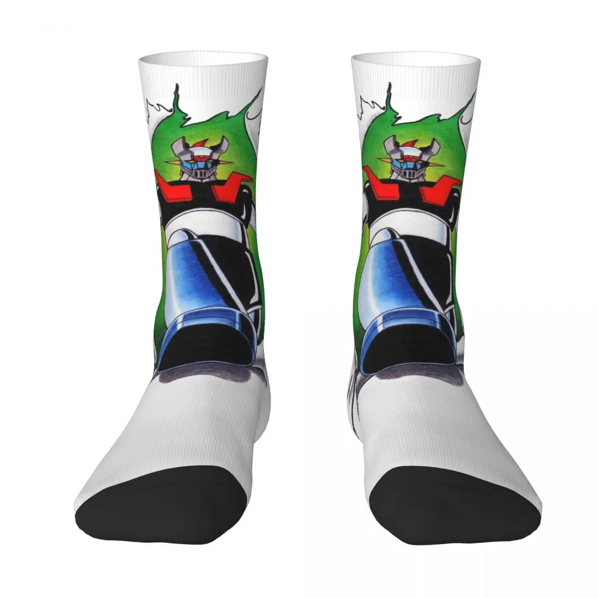Chaussettes Goldorak et Mazinger Z, aventure blanc et vert – Image 6