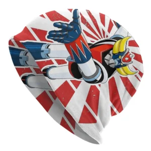 Bonnet Goldorak blanc et rouge à l'esprit héroïque