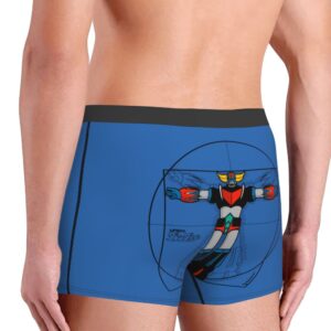 Boxer Goldorak bleu Greundizer, intérieur 100% Coton