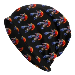 Bonnet Goldorak multicolore au style nostalgique