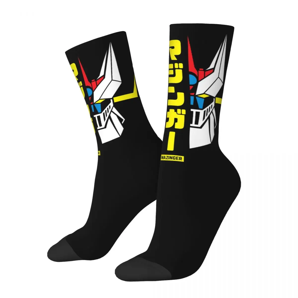 Chaussettes noires Great Mazinger x Mazinger Z en coton – Image 7