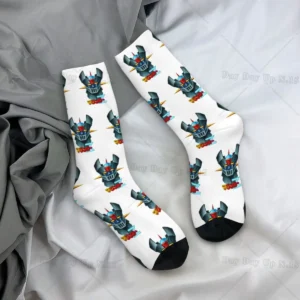 Chaussettes Goldorak blanches en coton - Mazinger Z