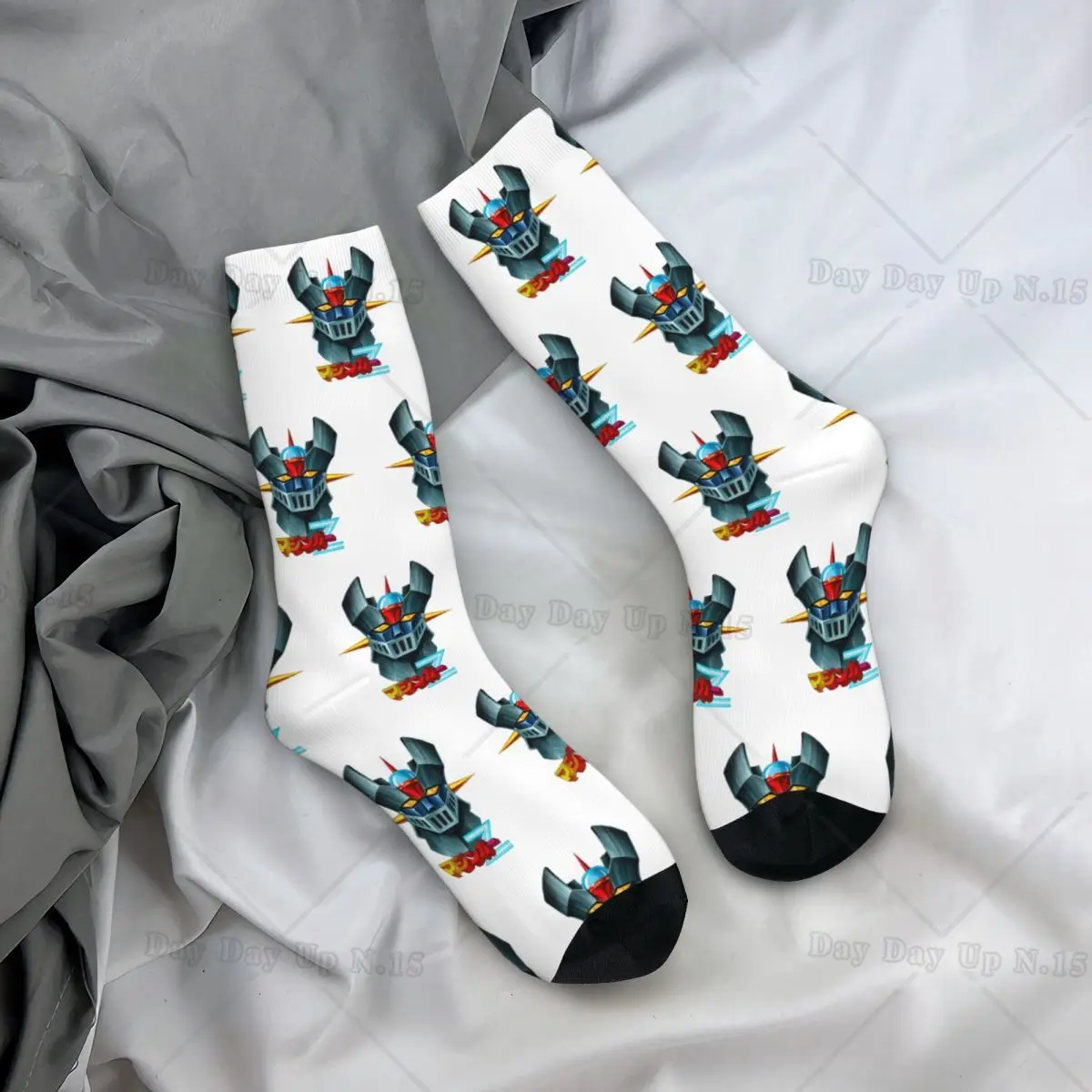 Chaussettes Goldorak blanches en coton - Mazinger Z