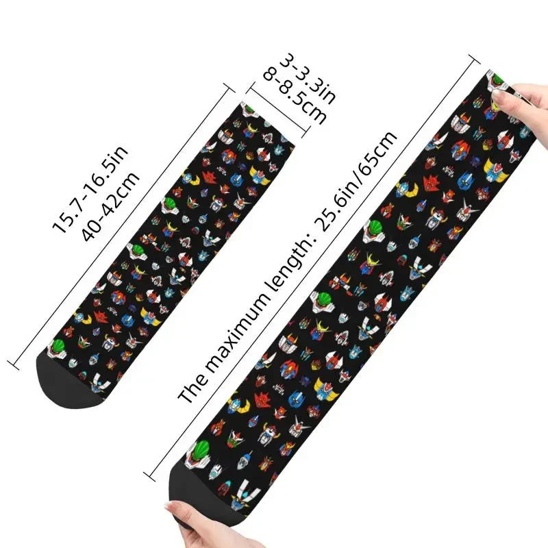 Technologie Goldorak : chaussettes Greundizer blanc et bleu – Image 4
