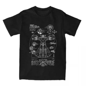 T-shirt Goldorak schéma technique original