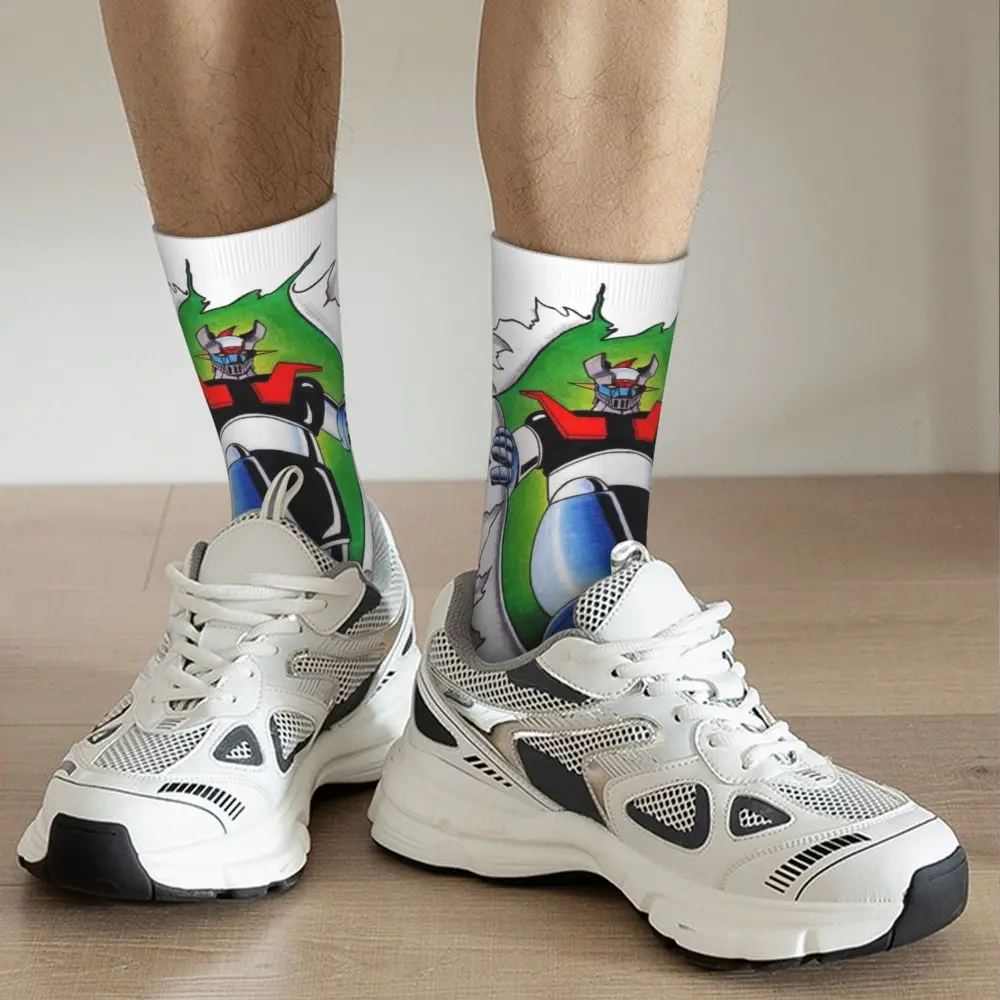 Chaussettes Goldorak et Mazinger Z, aventure blanc et vert – Image 2