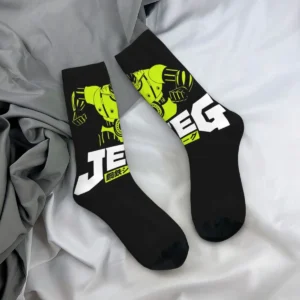 Chaussettes Goldorak JEEG noires et vertes