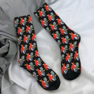 Chaussettes noires Mazinger Z pour l’univers Goldorak