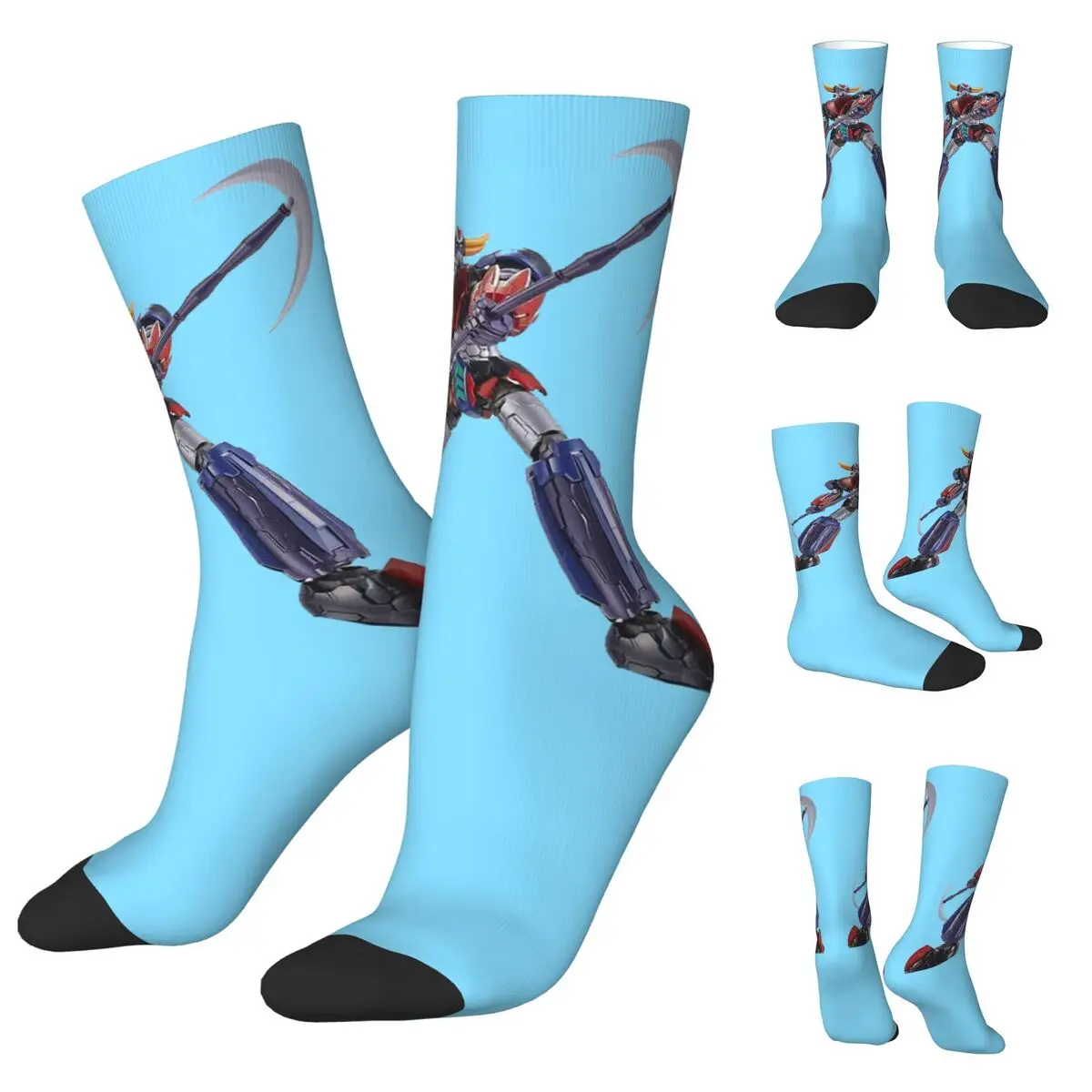 Chaussettes Goldorak bleues Greundizer – Image 6