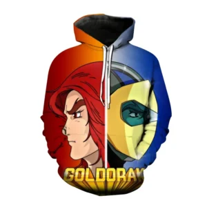Sweat multicolore Goldorak en 100% coton biologique