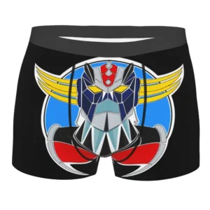 Boxer Goldorak noir avec intérieur 100% coton