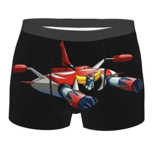 Boxer noir Goldorak Fly avec Vaisseau Spacer Greundizer