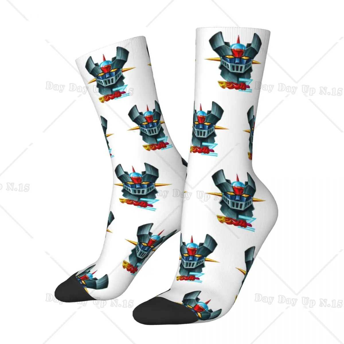 Chaussettes Goldorak blanches en coton - Mazinger Z – Image 4
