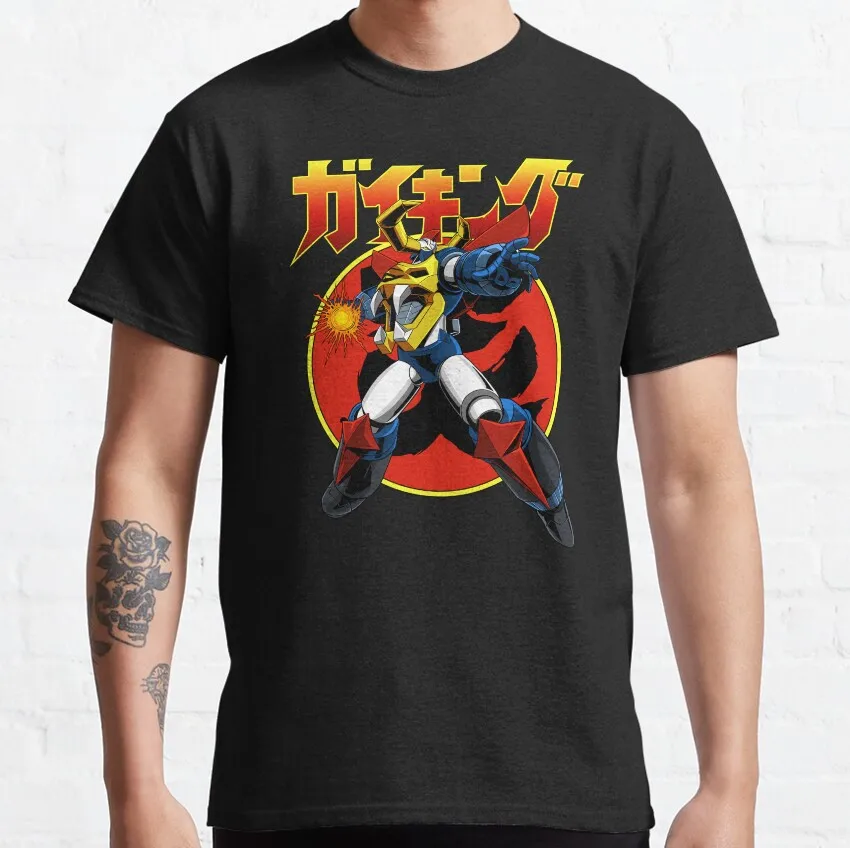 T-shirt UFO Robot Gaiking Robot en Blanc ou Noir – Image 2