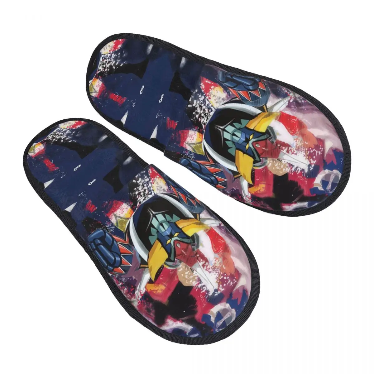 Chaussons Goldorak en 100% Polyester, semelle mousse et caoutchouc – Image 2