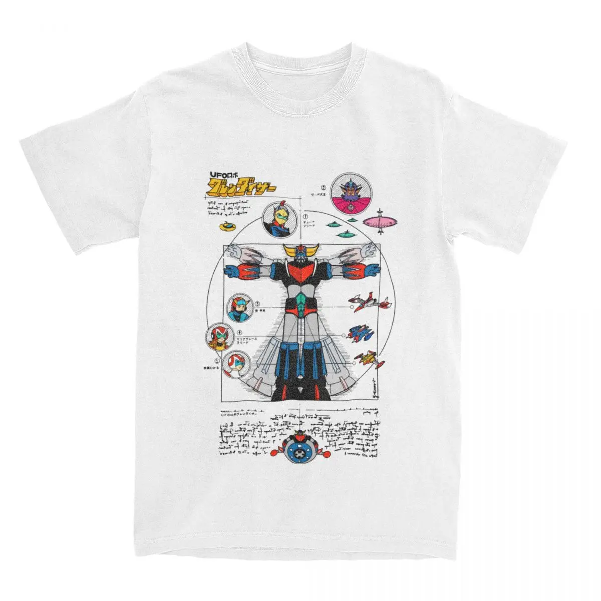 T-shirt Goldorak schéma technique original – Image 2