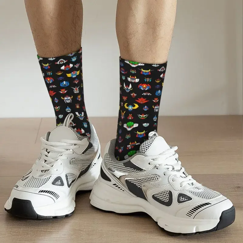 Technologie Goldorak : chaussettes Greundizer blanc et bleu – Image 3