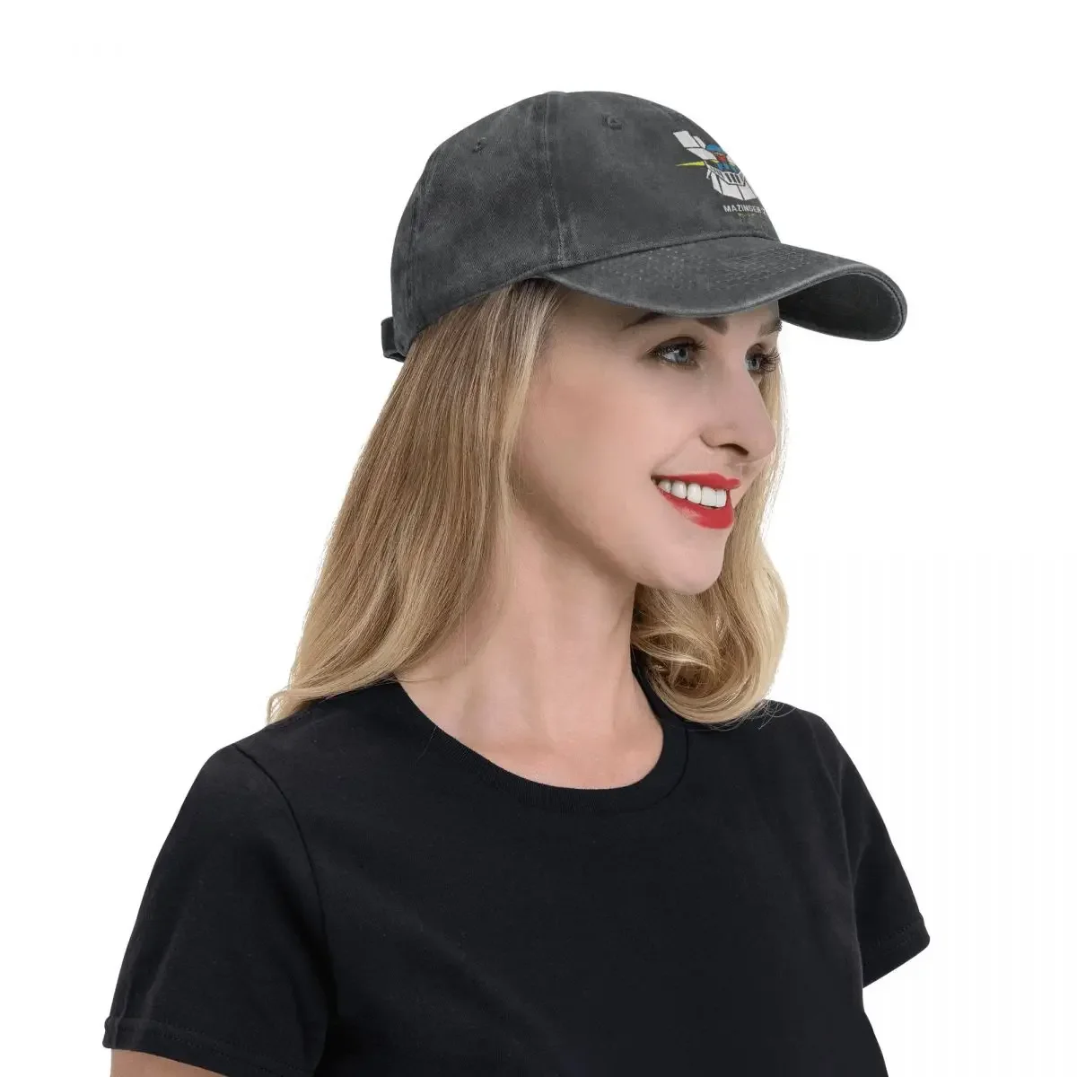Casquette délavée Goldorak UFO Robot Mazinger Z en coton – Image 6