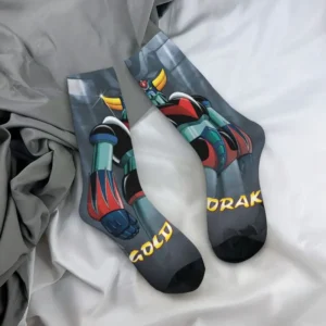 Chaussettes Goldorak multicolores style héros