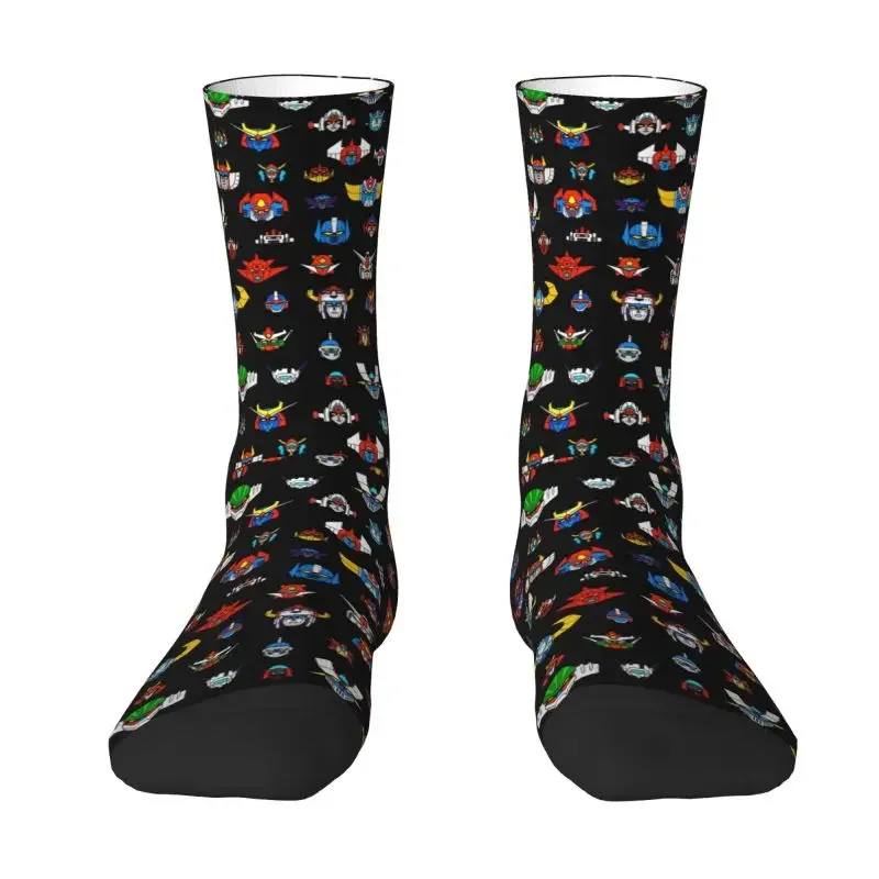 Technologie Goldorak : chaussettes Greundizer blanc et bleu – Image 6