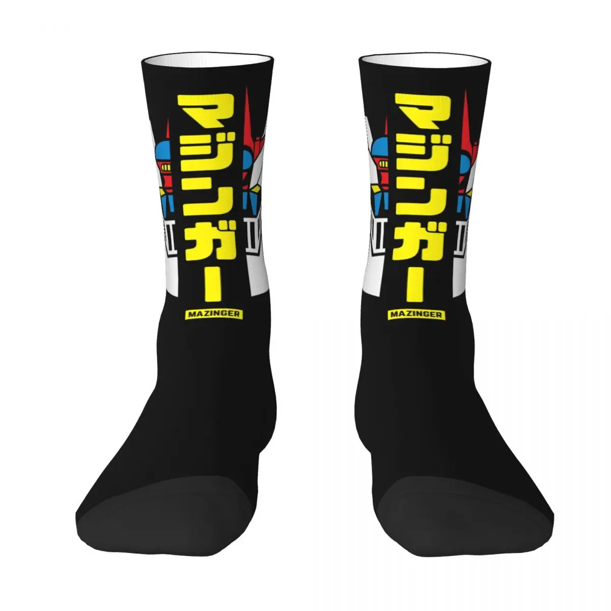 Chaussettes noires Great Mazinger x Mazinger Z en coton – Image 6