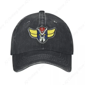 Casquette Goldorak vintage délavée avec protection solaire